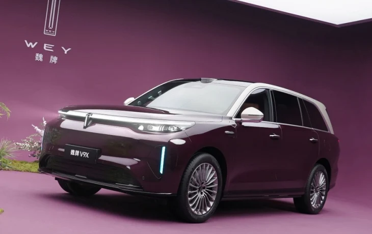 Флагманский кроссовер Wey V9X от Great Wall: фото салона и скандал