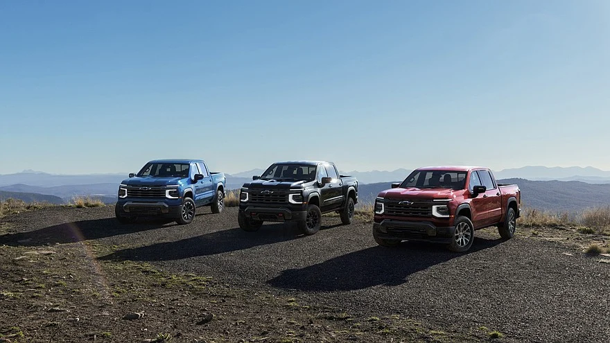 На фото: Chevrolet Silverado 1500 2027 модельного года