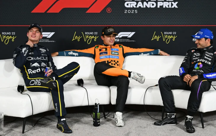 Стартовая решетка Гран При Лас-Вегаса Формулы 1. Начало гонки в 7:00 по мск