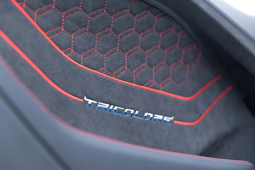 На фото: салон Lamborghini Temerario Tricolore