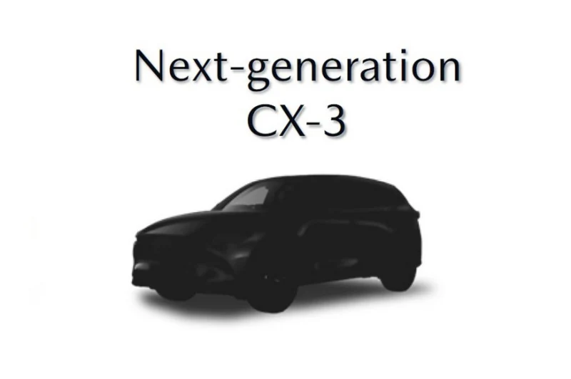 Mazda анонсировала паркетник CX-3 следующего поколения: первый тизер