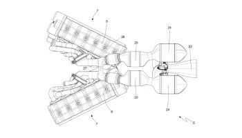 Ferrari патентует очень странный двигатель V12 для гибридных суперкаров