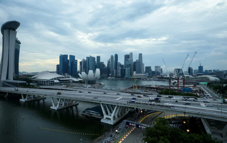 Трансляция третьей тренировки Гран При Сингапура Формулы 1