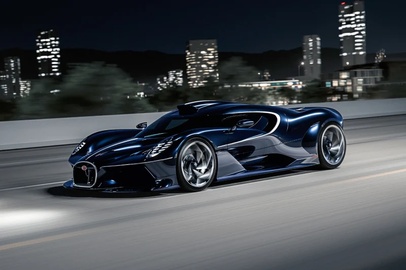 Bugatti Destrier: дорожный &laquo;боевой конь&raquo; на базе трекового суперкара Bugatti Bolide