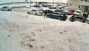  В Набережных Челнах &laquo;Лада&raquo; врезалась в припаркованный автомобиль: водитель и пассажиры сбежали