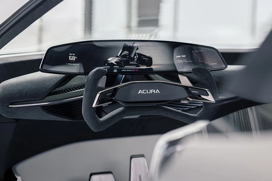 На фото: салон концепта Acura Nexera Vision