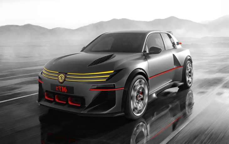 Peugeot E-T16: электрический хот-хэтч с динамикой суперкара предваряет новый Peugeot 208