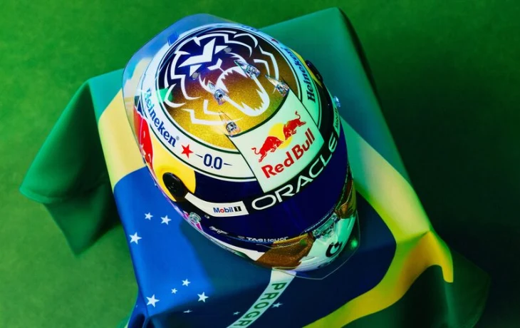 Макс Ферстаппен представил особый шлем для Гран При Бразилии