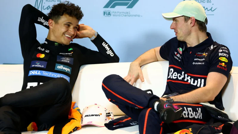 «Мне всё равно». Ландо Норрис о возможном переходе Ферстаппена в Mercedes