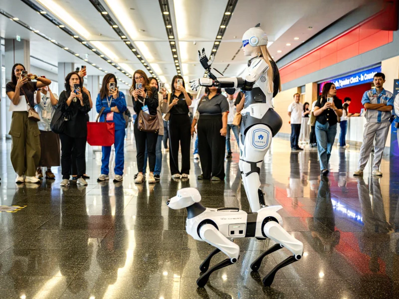 Omoda, Jaecoo и AiMOGA представили роботов на Automation Thailand 2026