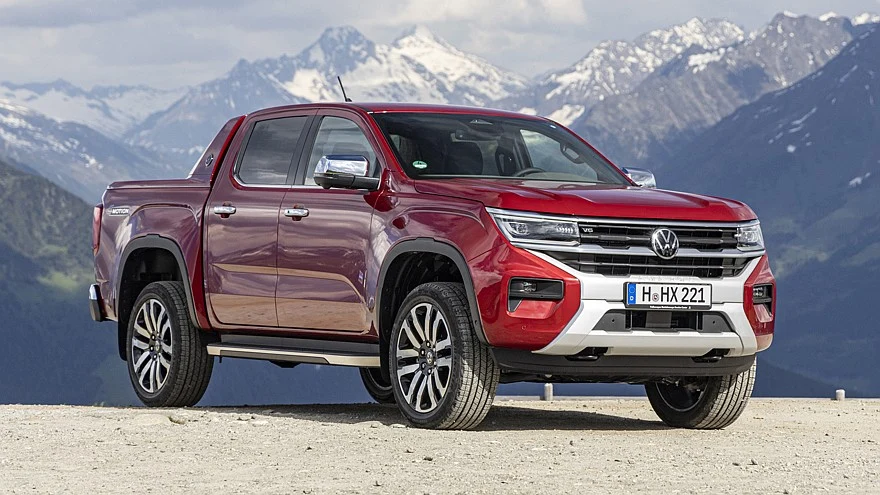 На фото: актуальный пикап Volkswagen Amarok, не представленный на американском рынке