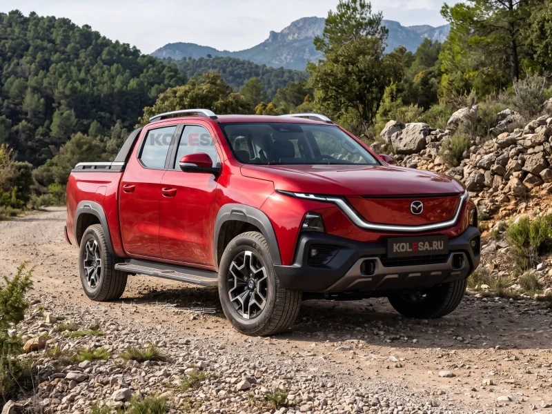 Новый пикап Mazda BT-50: первые изображения