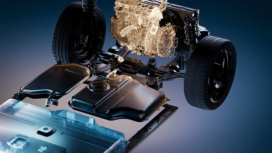 Вариант исполнения платформы RGEV medium 2.0 для plug-in гибридов