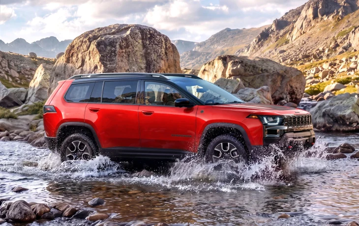 Новый Jeep Cherokee Trailhawk: полноценный внедорожник на базе гибридного кроссовера
