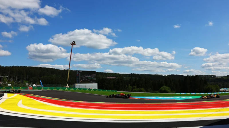 Трансляция тренировки Гран При Бельгии Формулы 1