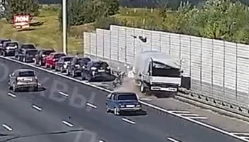  Двое погибли в результате массового ДТП в очереди на АЗС в Москве