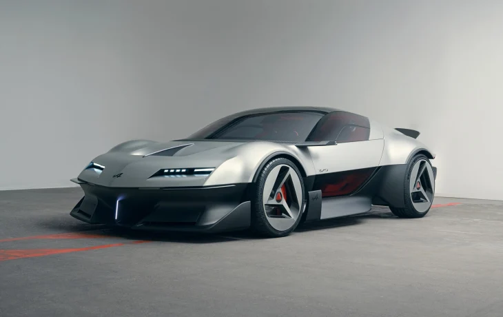 Заднемоторное купе Alpine A310 возродилось в виде электромобиля с эстетикой 1970-х