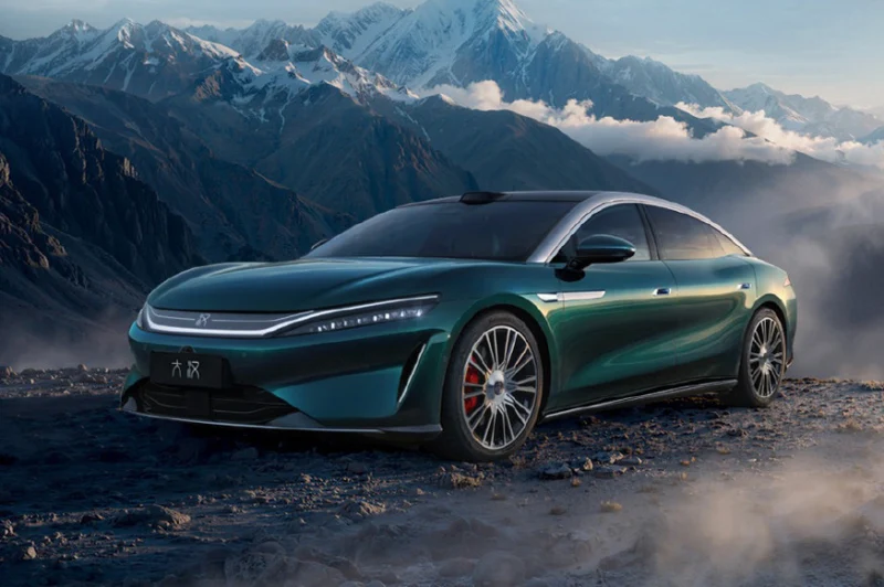 BYD полностью рассекретил флагманский седан Dahan, цены известны