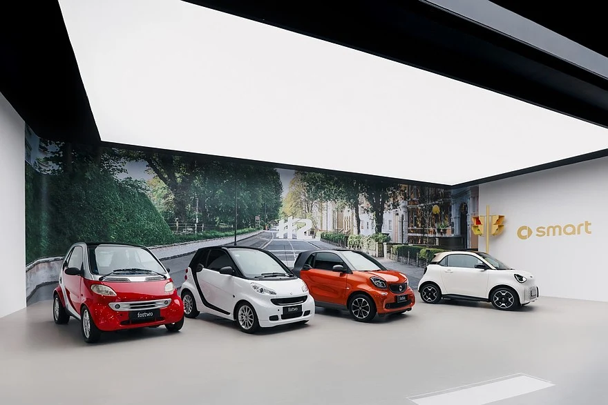 Новый smart #2 и прежние версии smart fortwo