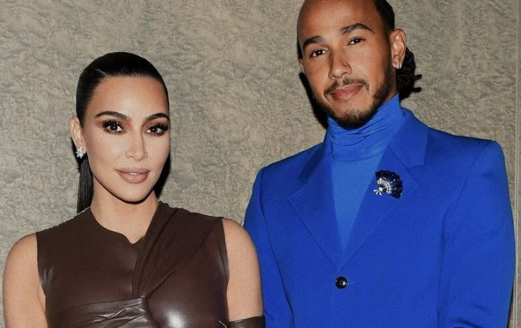 Льюис Хэмилтон и Ким Кардашьян замечены в отеле в Париже. Фото