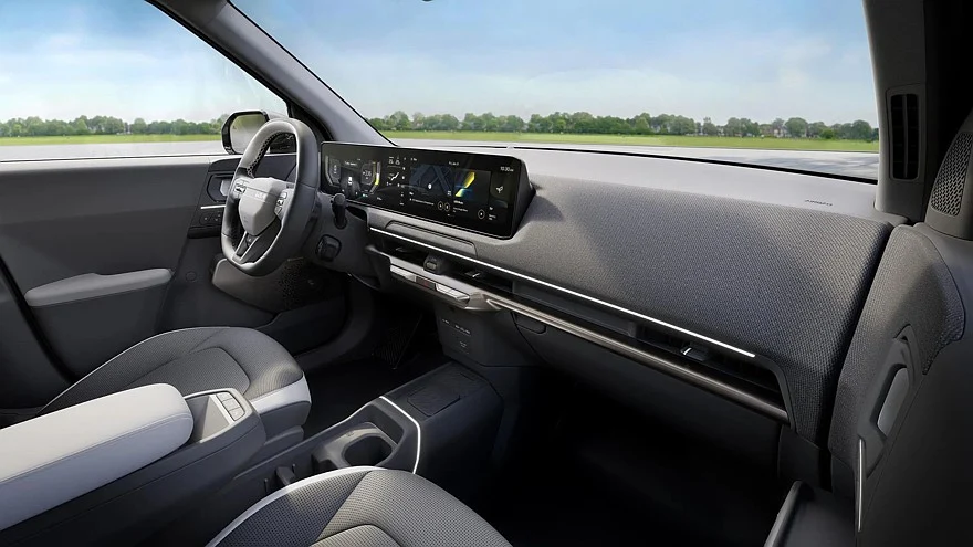 На фото: салон Kia EV2 GT-Line