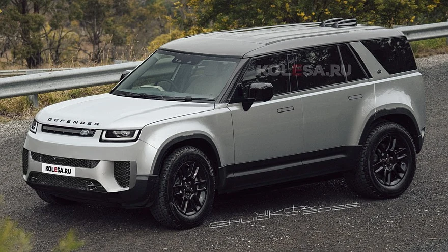 Рендер Land Rover Defender Sport
