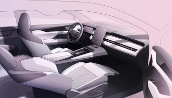 Большой кроссовер Skoda Peaq: показан интерьер