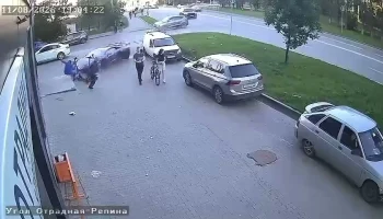  Камера запечатлела момент ДТП с участием Lamborghini&nbsp;в Екатеринбурге