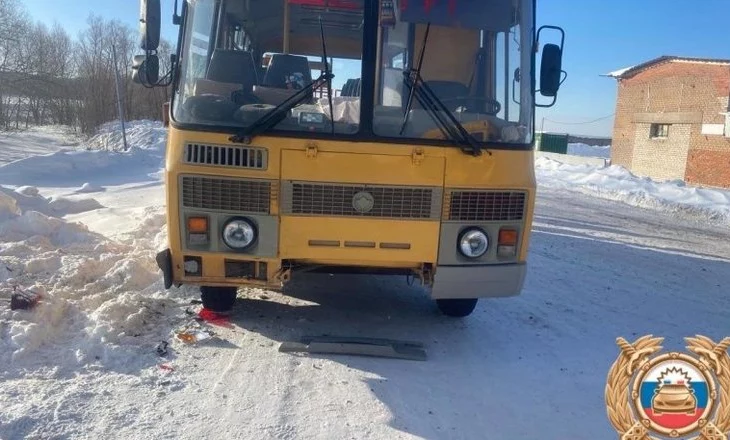 Школьный автобус с 15 детьми попал в ДТП в Башкирии