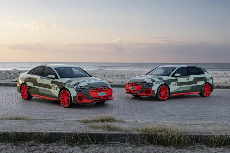 Обновлённые «заряженные» седан и хэтчбек Audi S3 показались на первых фото