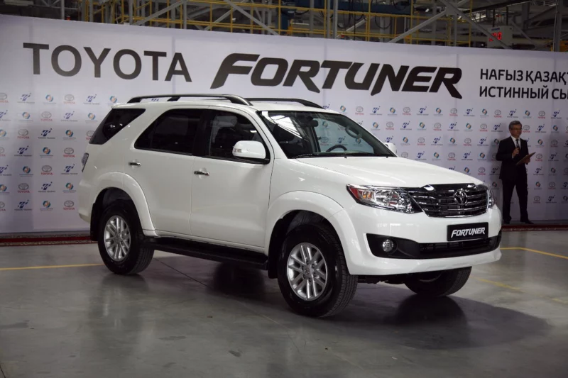 Toyota начала выпуск внедорожников Fortuner в Казахстане