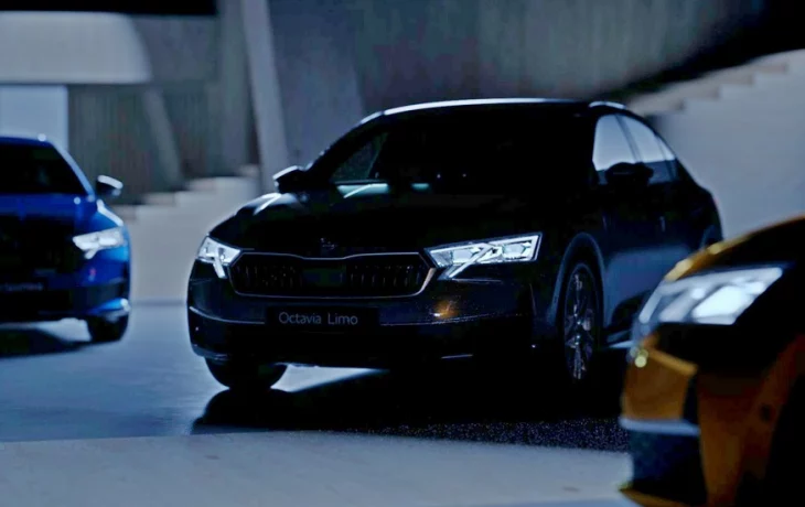 Обновлённая Skoda Octavia показалась живьём без камуфляжа