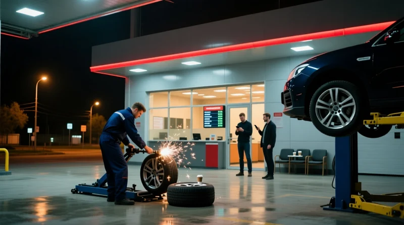 Выбираем круглосуточный шиномонтаж