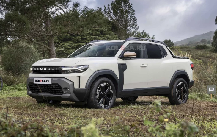 Новый пикап Renault Duster Oroch: первые изображения